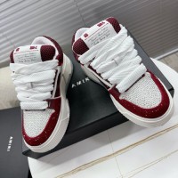Amiri Crystal MA-1 Sneakers Burgundy