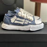 Amiri x MMY Bones Sneakers Denim