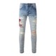 Amiri Snake Skinny Jean Antique Indigo Amiri Snake Skinny Jean Antique Indigo