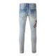 Amiri Snake Skinny Jean Antique Indigo Amiri Snake Skinny Jean Antique Indigo