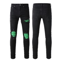 Amiri Ultrasuede MX1 Jean Vintage Black / Green