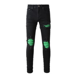 Amiri Ultrasuede MX1 Jean Vintage Black / Green