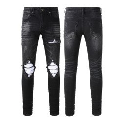 Amiri Ultrasuede MX1 Jean Vintage Black / White