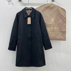 Burberry Mid-length Camden Heritage Car Coat Black
