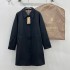 Burberry Mid-length Camden Heritage Car Coat Black