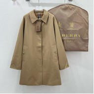 Burberry Mid-length Camden Heritage Car Coat Honey
