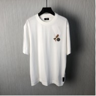 Fendi White Color cotton Fendilicious T-shirt