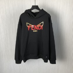 Fendi Lunar New Year black cotton sweatshirt