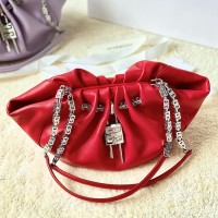 Givenchy Mini Kenny Neo bag in leather Red