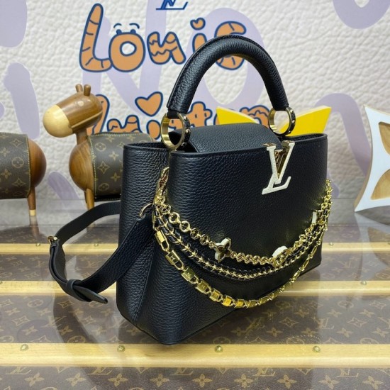 Louis Vuitton Capucines BB Black M12345 Louis Vuitton Capucines BB Black M12345