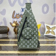 Louis Vuitton Olive Green Duo Slingbag M12486