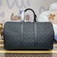 Louis Vuitton Taurillon Monogram Leather Keepall Bandoulière 50 M59025 Louis Vuitton Taurillon Monogram Leather Keepall Bandoulière 50 M59025