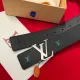 Replica LV Initiales Belt – High-Quality Reversible Design Replica LV Initiales 40mm Reversible Belt – Monogram Buckle & Leather Strap