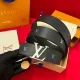 Replica LV Initiales Belt – High-Quality Reversible Design Replica LV Initiales 40mm Reversible Belt – Monogram Buckle & Leather Strap
