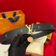 Replica LV Initiales Belt – High-Quality Reversible Design Replica LV Initiales 40mm Reversible Belt – Monogram Buckle & Leather Strap