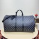 Louis Vuitton Damier Graphite Keepall Bandoulière 55 N41413 Louis Vuitton Damier Graphite Keepall Bandoulière 55 N41413