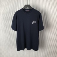 Louis Vuitton Signature Short-Sleeved Cotton Crewneck 1AFBUY