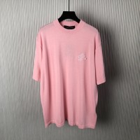 Louis Vuitton Signature Short-Sleeved Cotton Crewneck 1AFPST