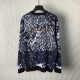 Louis Vuitton LV Lovers Damoflage Jacquard Pullover 1AGHTO Louis Vuitton LV Lovers Damoflage Jacquard Pullover 1AGHTO