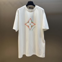 Louis Vuitton Monogram Flower 3D Gradient Print T-Shirt 1AGTRH