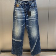 Louis Vuitton Sunfaded Effect Denim Skate Pants 1AHBMW