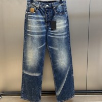 Louis Vuitton Sunfaded Effect Denim Skate Pants 1AHBMW