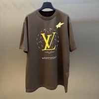 Louis Vuitton Washed Embellished Cotton T-Shirt 1AHCL6