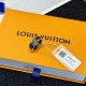 Louis Vuitton Les Gastons Vuitton Small Ring Yellow Gold and Titanium Q0H44M Louis Vuitton Les Gastons Vuitton Small Ring Yellow Gold and Titanium Q0H44M