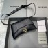Balenciaga Small Soft Hourglass Shoulder Bag Black