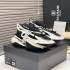 Balmain Calfskin Unicorn Low-top Sneakers Black / White