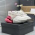 Balmain Unicorn Sneakers in Neoprene and Leather Rose