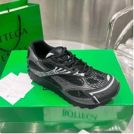 Bottega Veneta Orbit Sneaker Lightweight Technical Fabric and Mesh Black