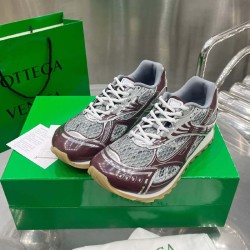 Bottega Veneta Orbit Sneaker Lightweight Technical Fabric and Mesh Brown