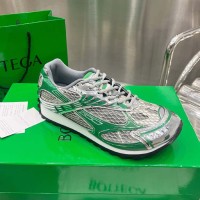 Bottega Veneta Orbit Sneaker Lightweight Technical Fabric and Mesh Green