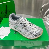 Bottega Veneta Orbit Sneaker Lightweight Technical Fabric and Mesh Silver
