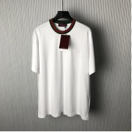 Gucci Jersey T-shirt with Web White