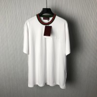 Gucci Jersey T-shirt with Web White