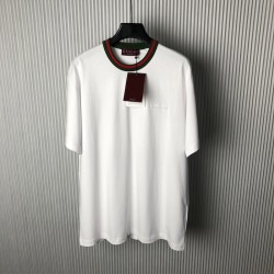 Gucci Jersey T-shirt with Web White