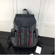 Gucci GG Supreme canvas black backpack ‎495563
