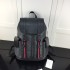 Gucci GG Supreme canvas black backpack ‎495563