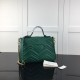Gucci GG Marmont small top handle bag green 498110 Gucci GG Marmont small top handle bag green 498110