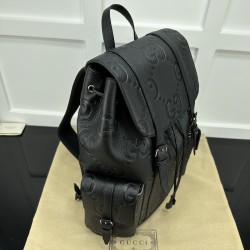 Gucci Medium jumbo GG backpack black ‎625770