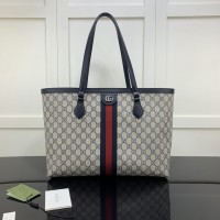 Gucci Ophidia medium tote bag blue ‎631685