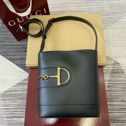 Gucci 73 Small Bucket Bag Black