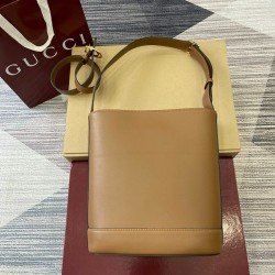 Gucci 73 Small Bucket Bag Brown