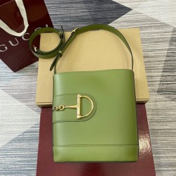 Gucci 73 Small Bucket Bag Green