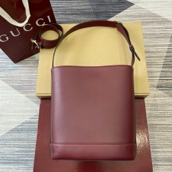 Gucci 73 Small Bucket Bag Red