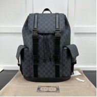 Gucci Black GG Supreme canvas backpack ‎792080