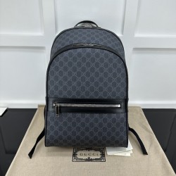 Gucci GG Supreme canvas black backpack ‎792123