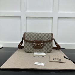 Gucci Horsebit 1955 small shoulder bag brown ‎815178
